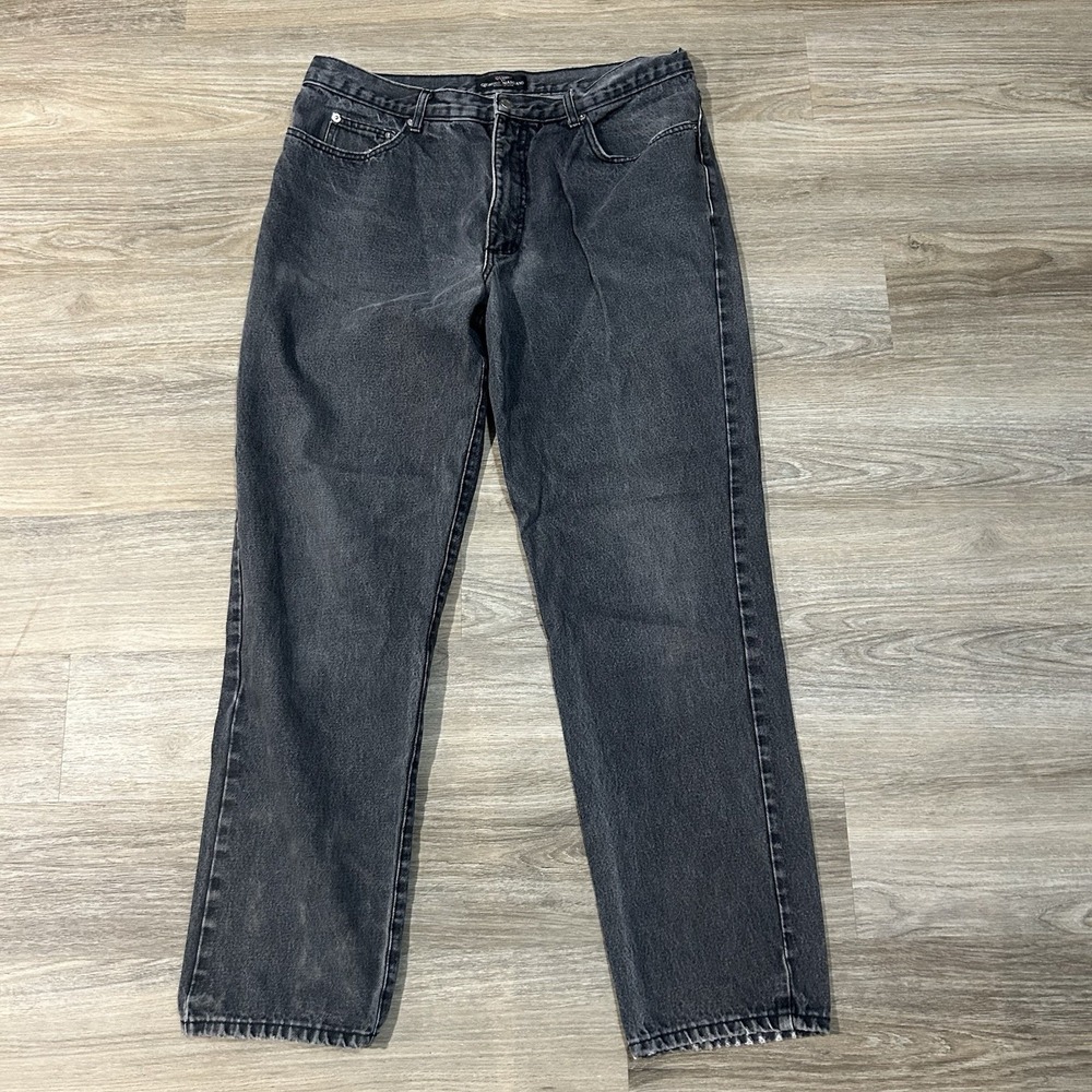 Vintage Guess Jeans Mens 38 Charcoal Wash Tapered USA Georges Marciano Y2K